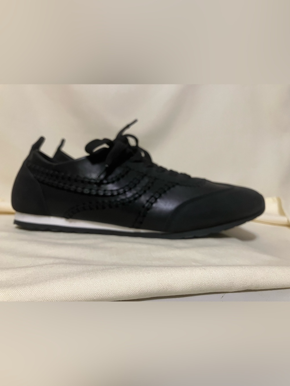 Project Cloud Monica Women's Memory Foam Leather Insole Black Sneaker Shoe Sz 10